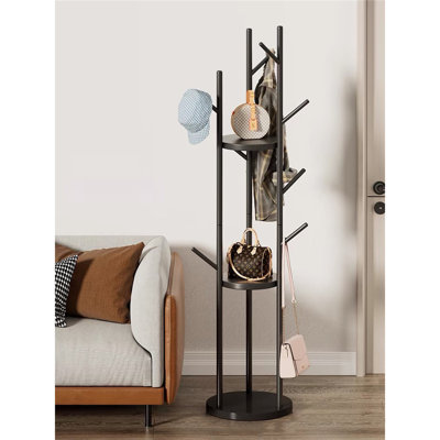 Steel Freestanding 9 - Hook Coat Rack