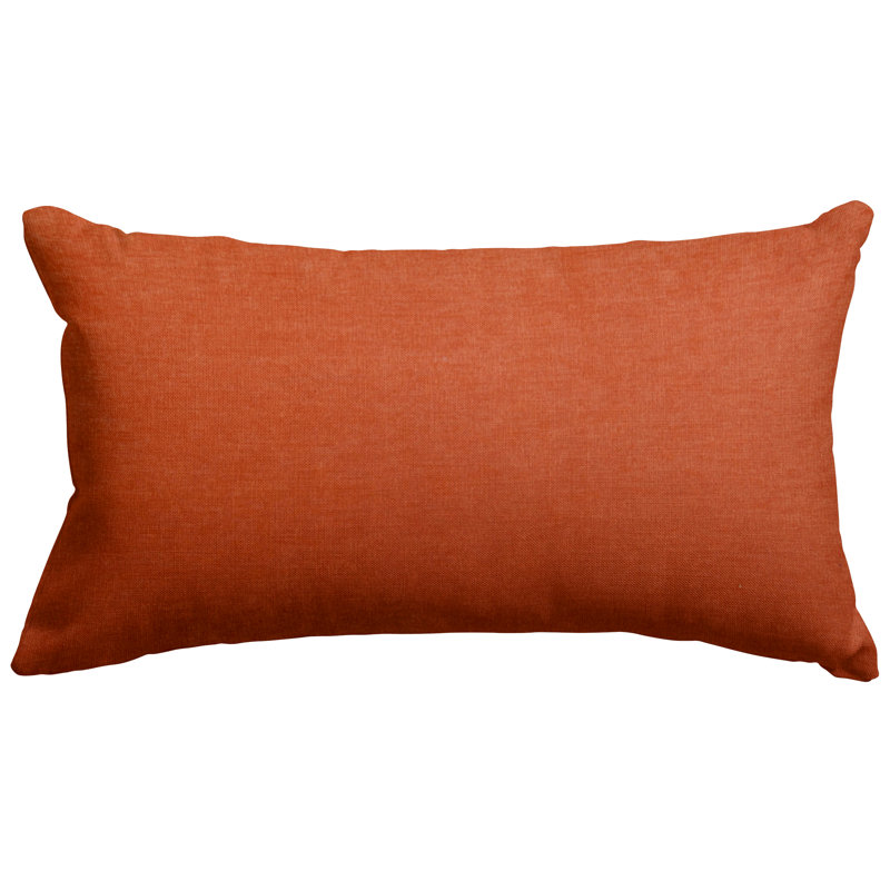 Housse et coussin rectangulaire, Orange