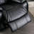 Saneela 84.6'' Wide Breathable Leather Pillow Top Arm Power Reclining Sofa with Diamond Stitching-725609837