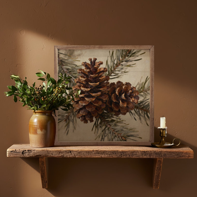 Large Pine Cones, H 4 po x l 4 po