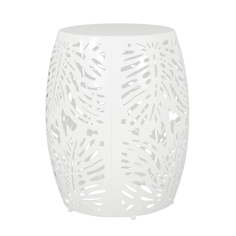 Metal End Table -Large(Only Including Table), White
