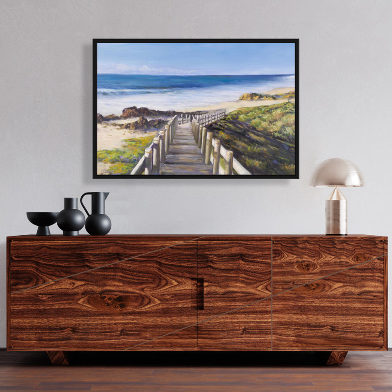 «Walk To The Seaside» sur toile