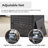Koba 5-Piece Outdoor Conversation Set – Swivel Rocking Chairs with Fire Pit Table-1105876151-1105876144