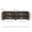 Acorn Oaks Unfinished TV Stand for TVs up to 75"-1425237440