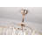 Gold Caged Ceiling Fan with Light, Remote and Maple Crystal