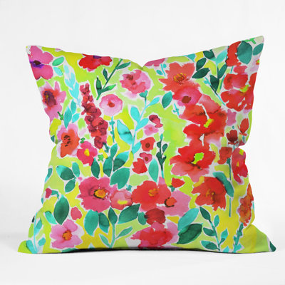 Amy Sia Isla Floral Throw Pillow