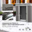 Remise de jardin en métal 6 'x 4' Lean To Garden-123283122-123283120