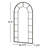 Baylen Metal PATTERN ARCH Wall Mirror