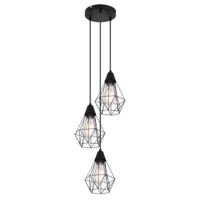 Sertoma 3 - Light Black Bulb Pendant