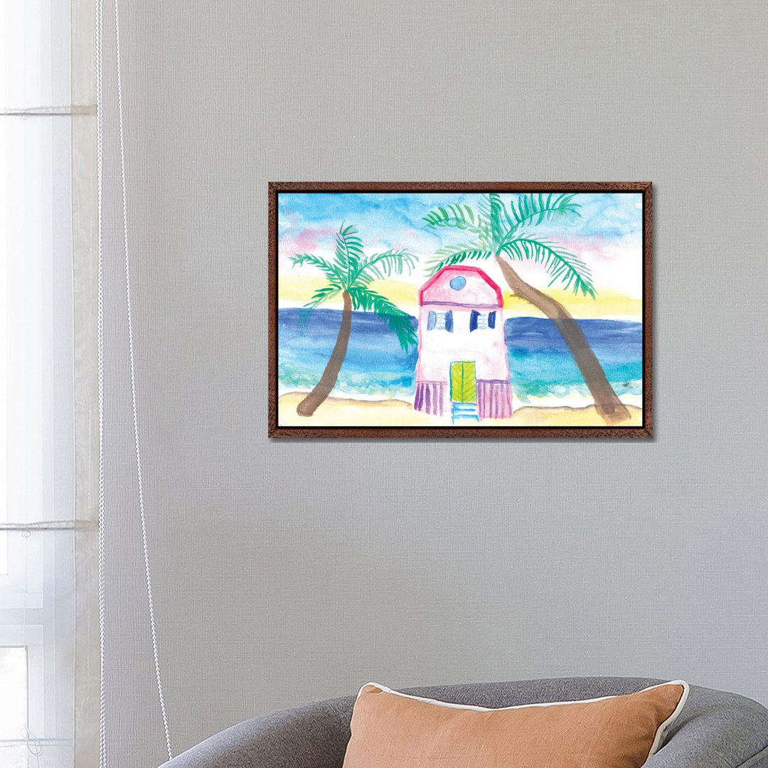 Emy's Tropical Beach House von Markus & Martina Bleichner - Gallery-Wrapped Canvas Giclée on Canvas