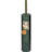 Slim Round Holder, Metal  Removable Plastic Liner Tall  Bathroom Toilet Brush, Matte Black and Gold-113862390