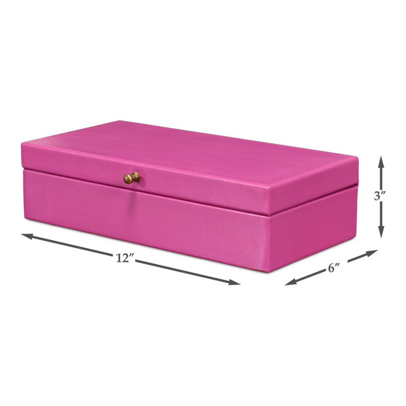 Gatsburg Handmade Decorative Box, Pink