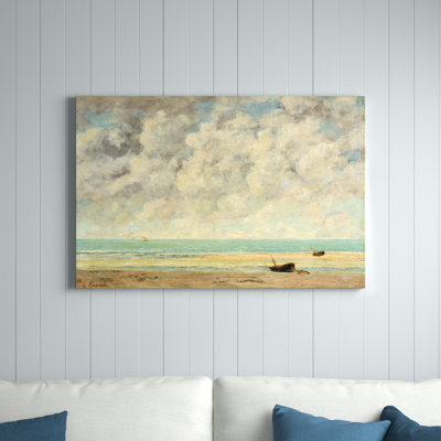 The Calm Sea by Gustave Courbet - Painting on Canvas
