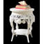 Fauteuil et table d'appoint en rotin Spires