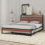 Grand lit plateforme en métal Tinie-1025667713