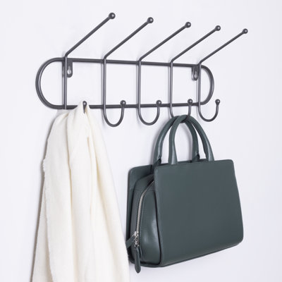 Iron Wall 5 - Hook Wall Mounted Coat Rack