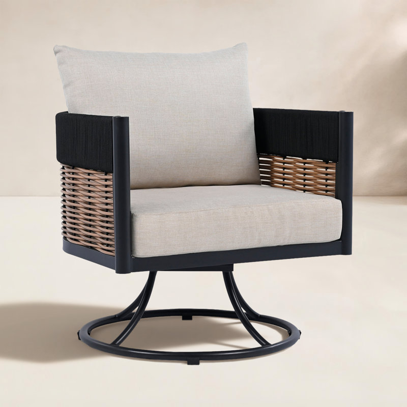 Harrison Swivel Chair, Taupe
