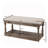 Malchow Linen Upholstered Storage Bench