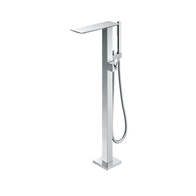 Zl Single Handle Floor Mounted Freestanding Tub Filler with Handshower