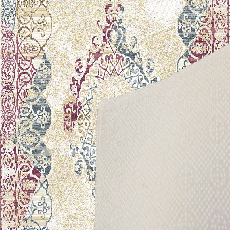 Luxurious Woven Area Rug, 5.9 x 9.2 ft, 100% Polyester, Antibacterial | Non-Slip PVC Felt Dot Underside, 0.3 in Pile Height | Machine Washable, 3D Digital Print, Perfect for Living Room & Bedroom Décor
