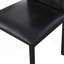 Ensemble de salle à manger en métal avec plateau en faux marbre 5 pièces Furniture - noir, ensemble de salle à manger, table et 4 chaises