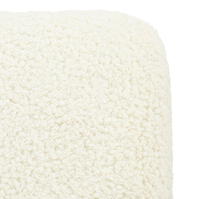 Repose-pieds confortable, blanc