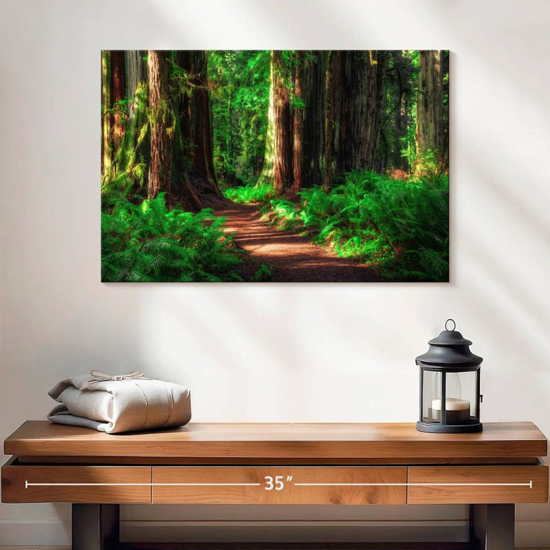 Alvord Path Through Forest, 16" H x 24" W