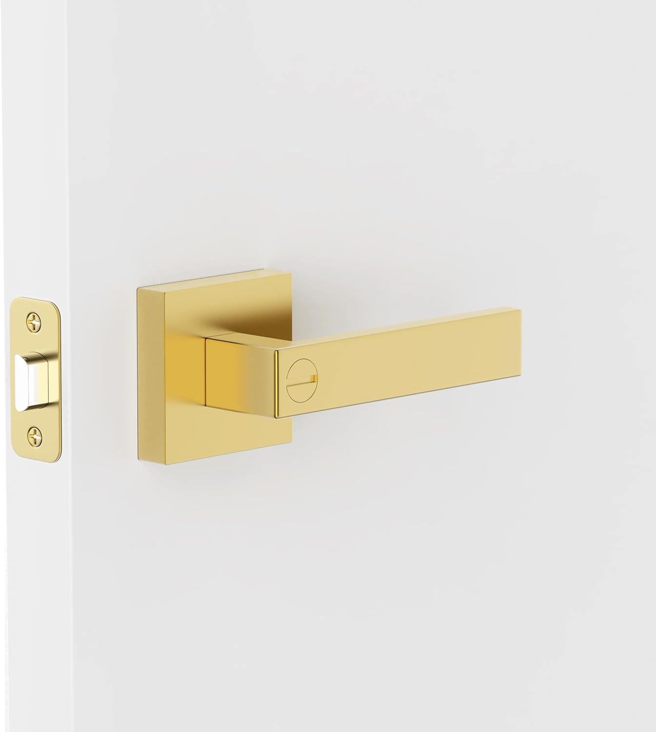 Mega Handles Stylware Lever Door Handle set for Hallway, Closet, French