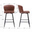 Tabouret de comptoir 25,5 po Azarria-544082424
