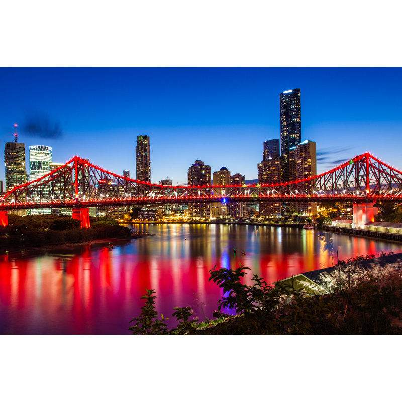 Shawnita Storybridge, Brisbane, Australia - Wrapped Canvas Print, 51cm H x 76cm W x 3.8cm D