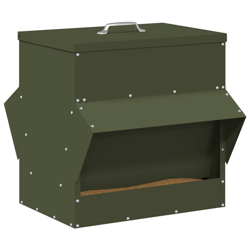 Cold-Rolled Steel Feeder, Olive Green