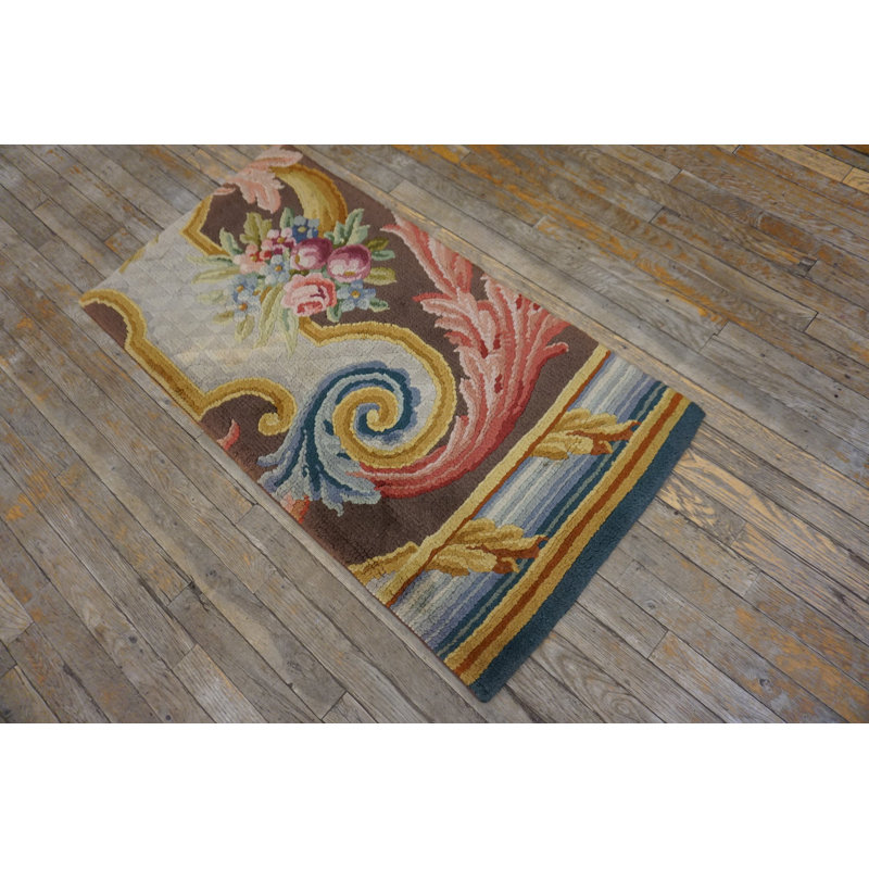 Antique Savonnerie French Knotted Rug