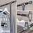 Gustaw 39'' Metal Rolling Clothing Rack