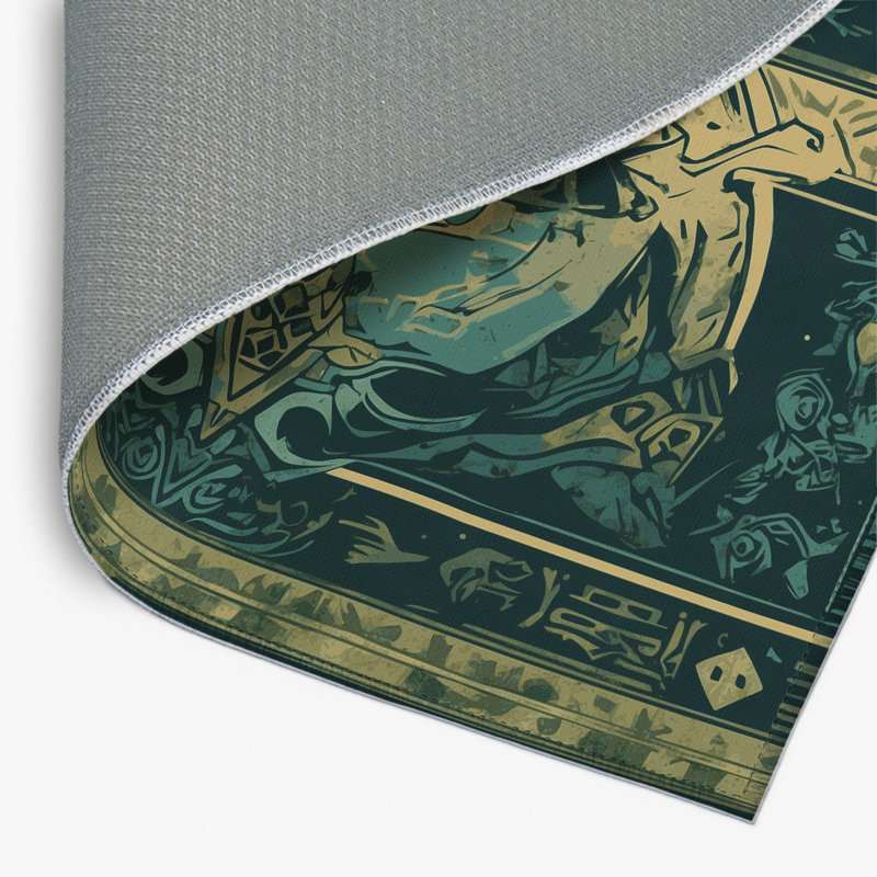 Tapis intérieur et extérieur Celestial Map, Rectangle 1 pi 6 po x 2 pi 6 po