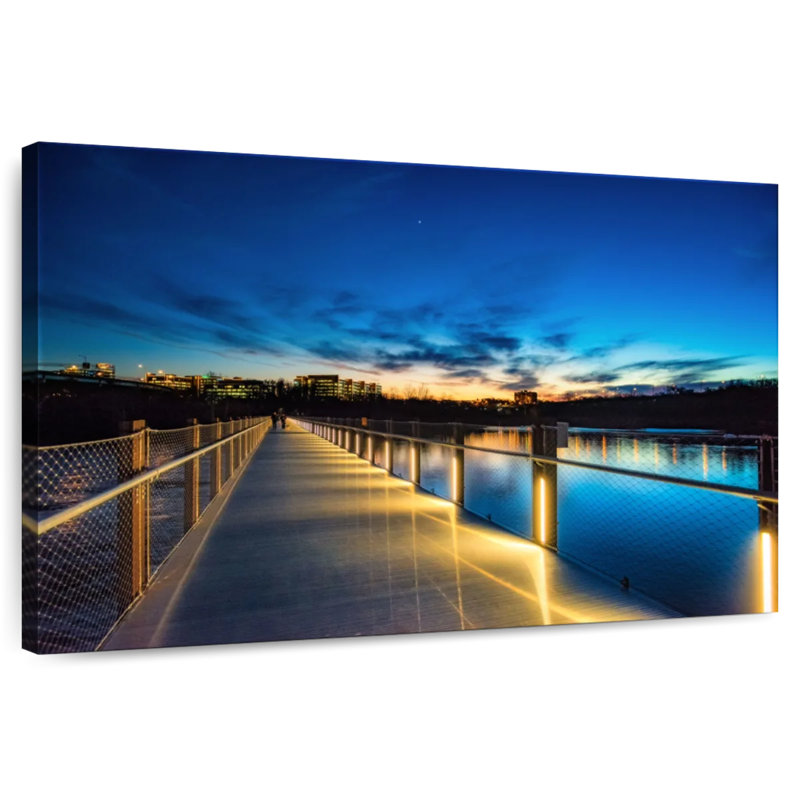 Nicci Potterfield Memorial Bridge At Night