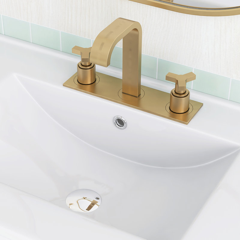 Meuble-lavabo double sur pied de 84 pouces avec dessus en céramique, Blanc