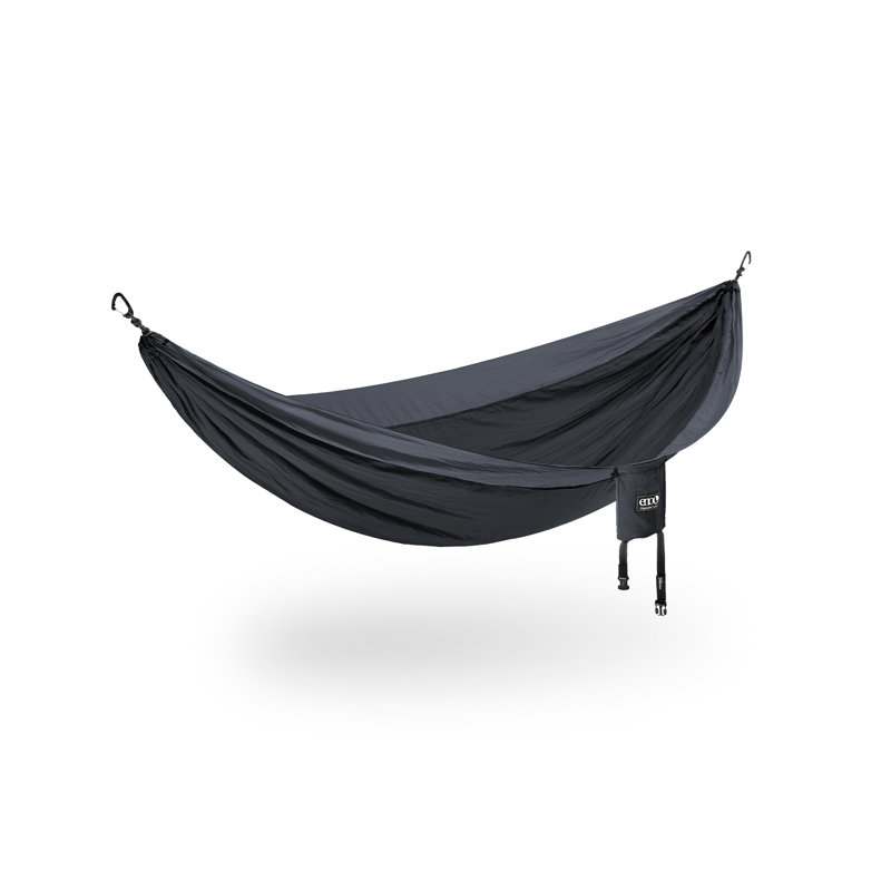 Camping Hammock, Black/Gray, 33'' H x 66'' W x 114'' L