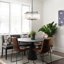 Modern 5-Light 18.7" Wave Shape Glass Round Drum Chandelier-107168562