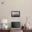 «Flowing Golden Tide Shadowbox», art mural bleu par Art Remedy-115136081-115136083