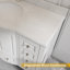 Meuble-lavabo Mandilyn 48 po entièrement assemblé, lavabo simple, comptoir en pierre reconstituée, lavabo en céramique, dosseret inclus, charnières et tiroirs à fermeture amortie, peinture à la main-1605055082