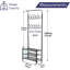 Adante Freestanding 18 - Hook Coat Rack