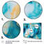 "Turquoise Luxury", reproduction d'art abstraite encadrée sur toile-1985892800-1985892803