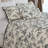  100% Cotton Black Printed Floral Quilt Bedding Set-283005637