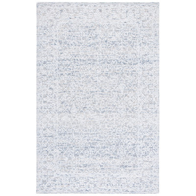 Tapis floral touffeté à la main Metro