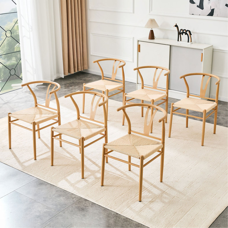 Ensemble de chaises Wesborn, 6, Natural