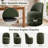 Upholstered Fully Assembled Swivel Dining Chairs (Set Of 2)-1315604182
