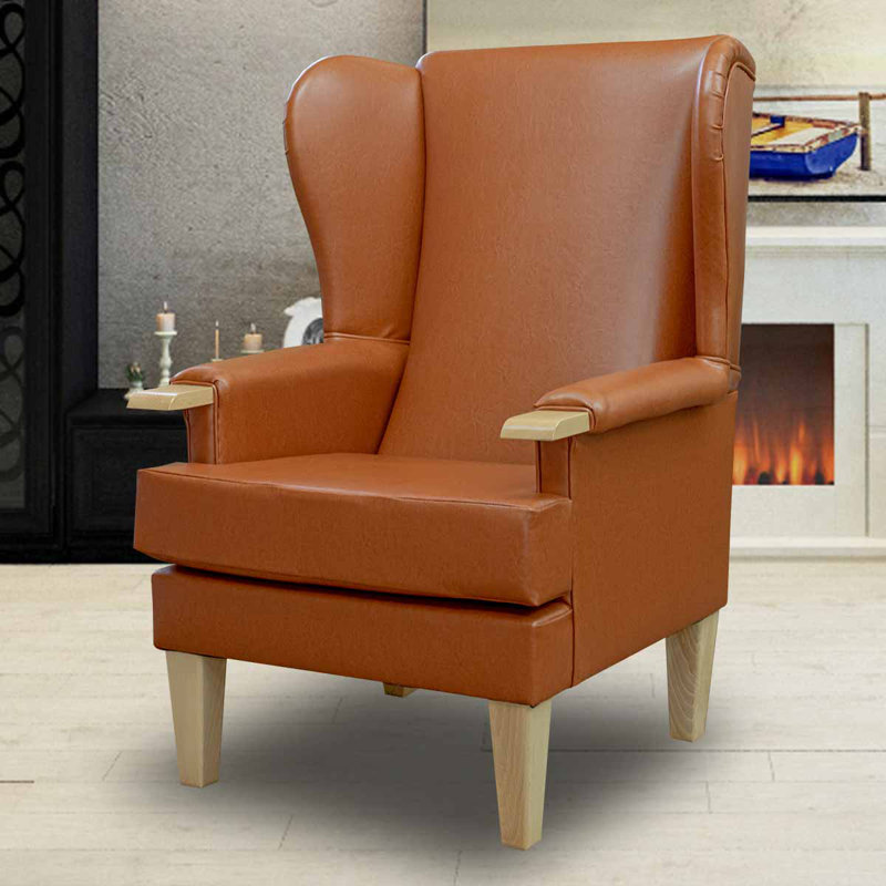 Kensington Upholstered Wingback Chair