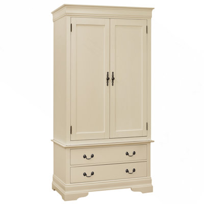 Armoire élégante beige traditionnelle