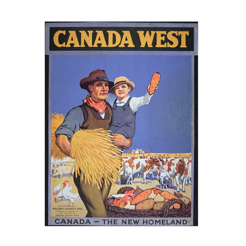 «Canadian School», promotion de l’immigra, H 19 po x l 14 po