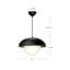 Luminaire suspendu géométrique unique à 1 lumière Alessia-66310647-66310644